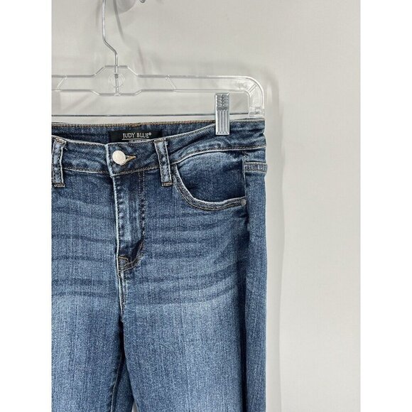 Judy Blue Skinny Fit Distressed Jeans Sz 26 - Picture 3 of 8
